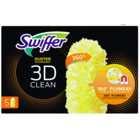 Запасные щетки на пипидастр Swiffer 360 Heavy Duty Dusters Microfiber Heavy Duty Duster Refill 5 шт.